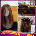 180% Density Brazilian Human Hair Lace Closure Clip in Top Closure